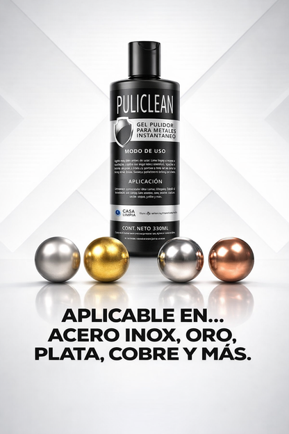 Pack de 2 Gel pulidor de metales concentrados T